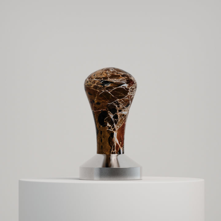 Tamper aus echtem Stein
