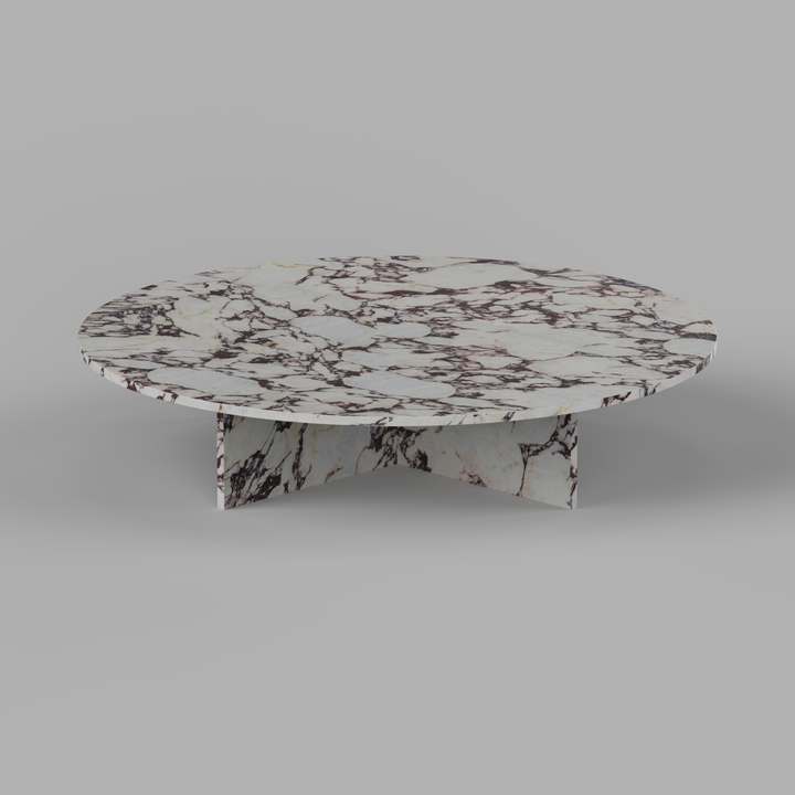 FLAT L Couchtisch aus echtem Marmor