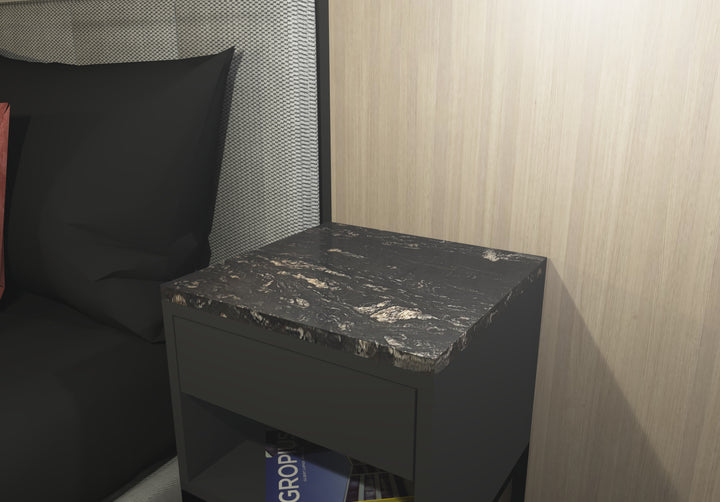 Marmor-Abdeckplatte IKEA-Nachttisch